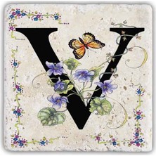 Oscar Stone Decor Harf Bardak Altlığı