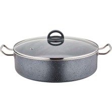 Polo Shef  Megatron 36 cm Granit Basık Tencere