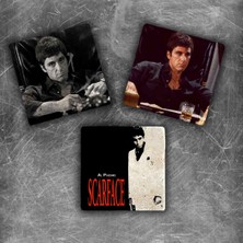 Oscar Stone Decor Doğaltaş Magnet - 3'lü Set