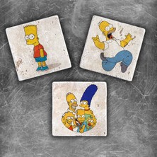 Oscar Stone Decor Doğaltaş Magnet - 3'lü Set