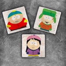 Oscar Stone Decor Doğaltaş Magnet - 3'lü Set