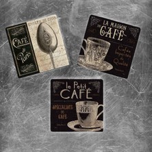 Oscar Stone Decor Doğaltaş Magnet - 3'lü Set