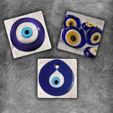 Oscar Stone Decor Doğaltaş Magnet - 3'lü Set