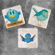 Oscar Stone Decor Doğaltaş Magnet - 3'lü Set