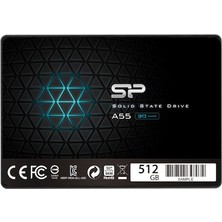 Silicon Power Ace A55 512GB 560MB-530MB/s 2.5" Sata 3.0 SSD SP512GBSS3A55S25