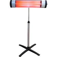 UFOMAX 1600W Termostatlı Infrared Isıtıcı + Teleskopik Ayak - ALÜMİNYUM GÖVDE CC-216