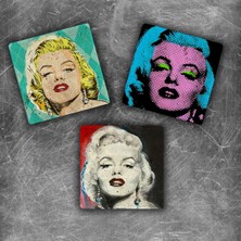 Oscar Stone Decor Doğaltaş Magnet - 3'lü Set