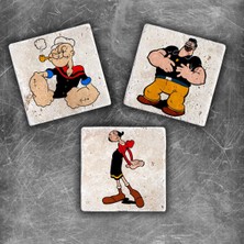 Oscar Stone Decor Doğaltaş Magnet - 3'lü Set
