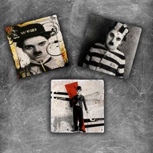 Oscar Stone Decor Doğaltaş Magnet - 3'lü Set