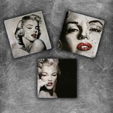 Oscar Stone Decor Doğaltaş Magnet - 3'lü Set