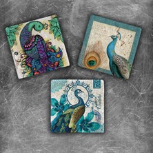 Oscar Stone Decor Doğaltaş Magnet - 3'lü Set
