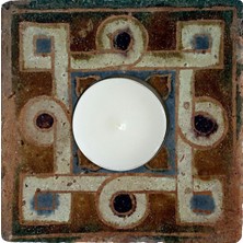 Oscar Stone Decor Doğaltaş Mumluk