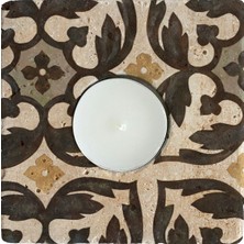 Oscar Stone Decor Doğaltaş Mumluk