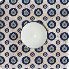 Oscar Stone Decor Doğaltaş Mumluk