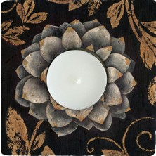 Oscar Stone Decor Doğaltaş Mumluk