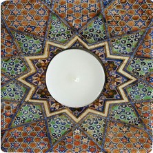 Oscar Stone Decor Doğaltaş Mumluk