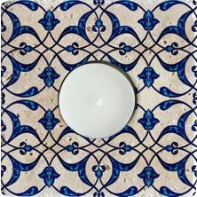 Oscar Stone Decor Doğaltaş Mumluk