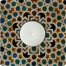 Oscar Stone Decor Doğaltaş Mumluk