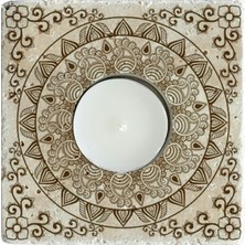 Oscar Stone Decor Doğaltaş Mumluk
