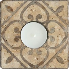Oscar Stone Decor Doğaltaş Mumluk