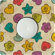 Oscar Stone Decor Doğaltaş Mumluk