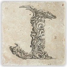 Oscar Stone Decor Harf Bardak Altlığı