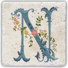 Oscar Stone Decor Harf Bardak Altlığı