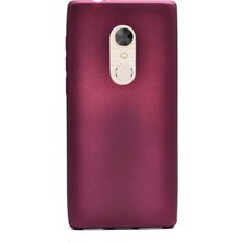 Gpack Alcatel 5 Kılıf Premier Silikon Arka Koruma + Nano Ekran Koruyucu + Kalem Mürdüm