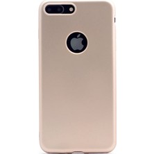 Gpack Apple iPhone 8 Plus Kılıf Premier Silikon + Nano Ekran Koruyucu + Kalem Gold