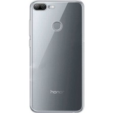 Gpack Huawei Honor 9 Lite Kılıf 02 mm Silikon Esnek Kılıf + Nano Ekran Koruyucu + Kalem Şeffaf