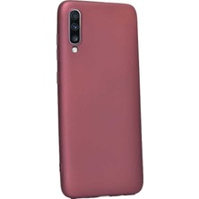 Gpack Samsung Galaxy A70 Kılıf Premier Silikon Koruma + Nano Ekran Koruyucu + Kalem Mürdüm