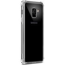 Gpack Samsung Galaxy J4 Kılıf AntiShock Ultra Koruma + Nano Ekran Koruyucu + Kalem Şeffaf