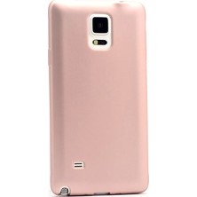 Gpack Samsung Galaxy Note 4 Kılıf Premier Silikon Kılıf + Nano Ekran Koruyucu + Kalem Koruyucu Bronz