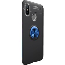 Gpack Xiaomi Mi 8 Se Kılıf Ravel Yüzüklü Mıknatıslı + Nano Ekran Koruyucu + Kalem Karışık Renk