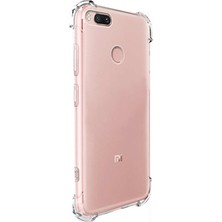 Gpack Xiaomi Mi A1 Kılıf AntiShock Ultra Koruma + Nano Ekran Koruyucu + Kalem Koruma Şeffaf