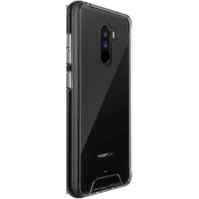 Gpack Xiaomi Pocophone F1 Kılıf Gard Nitro Silikon + Nano Ekran Koruyucu + Kalem Şeffaf