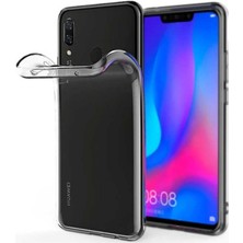 Gpack Huawei Honor 10 Lite Kılıf Süper Silikon Yumuşak Arka Koruma Şeffaf