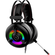 Rampage Miracle-X2 Plus Siyah RGB LED 7.1 Surround Sound System Mikrofonlu Oyuncu Kulaklığı