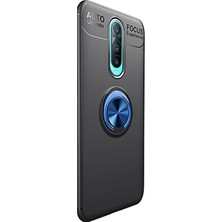 Case Street Oppo Rx17 Pro Kılıf Ravel Yüzüklü Mıknatıslı Silikon + Nano Ekran Koruyucu Karışık Renk