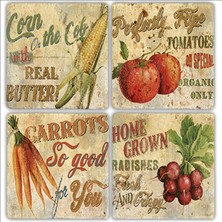 Oscar Stone Decor Doğaltaş Bardak Altlığı 4'lü Set 10 x 10 cm