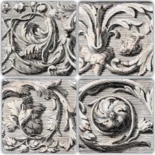 Oscar Stone Decor Doğaltaş Bardak Altlığı 4'lü Set 10 x 10 cm