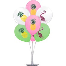 Kidspartim 7 'li Balon Stand Demeti Flamingo