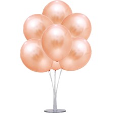 Kidspartim 7 'li Balon Stand Demeti Rose Gold Balon