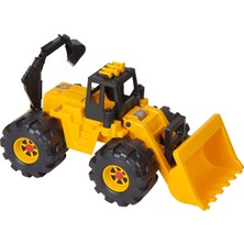 Güçlü Toys Luckymoon Kazıcılı Süper Bulldozer Kutulu Kepçe