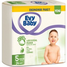 Evy Baby Bebek Bezi 5 Beden Junior 24 Adet (Yeni)