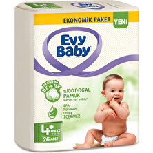 Evy Baby Bebek Bezi 4+ Beden Maxiplus 2 Yeni