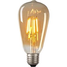 Cata 6 W Rustik Amber LED Ampul 5'li