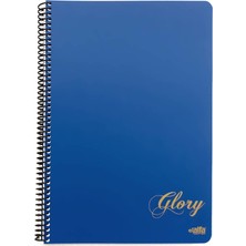 Glory 80 Yaprak Çizgili A4 Spiralli Defter