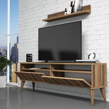 Evdo Best Tv Ünitesi ve Orta Sehpa Takımı - Ceviz