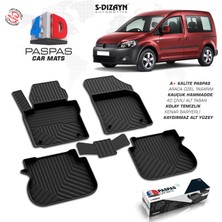 S-Dizayn S-Dizayn VW Caddy 2004-2019 Arası 4D Havuzlu Paspas A+Kalite